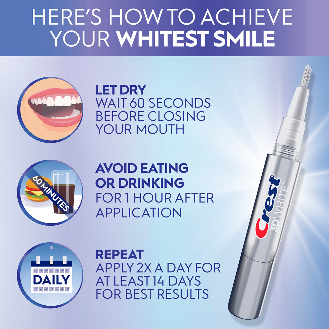 Grey Oral-B 3DWhite Teeth Whitening Pen More Products