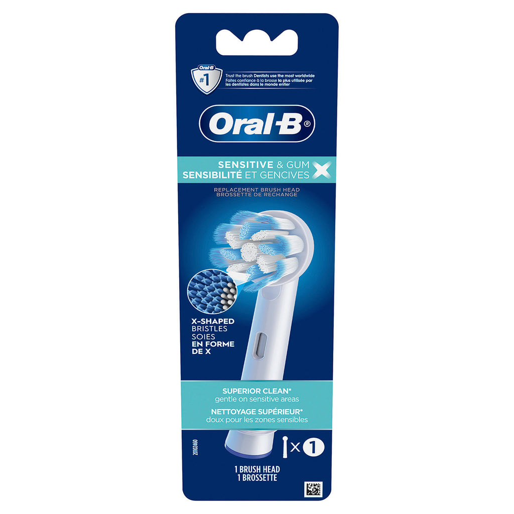 White Oral-B Sensitive Gum X X-Filament Replacement Brush Head Others Brush Heads