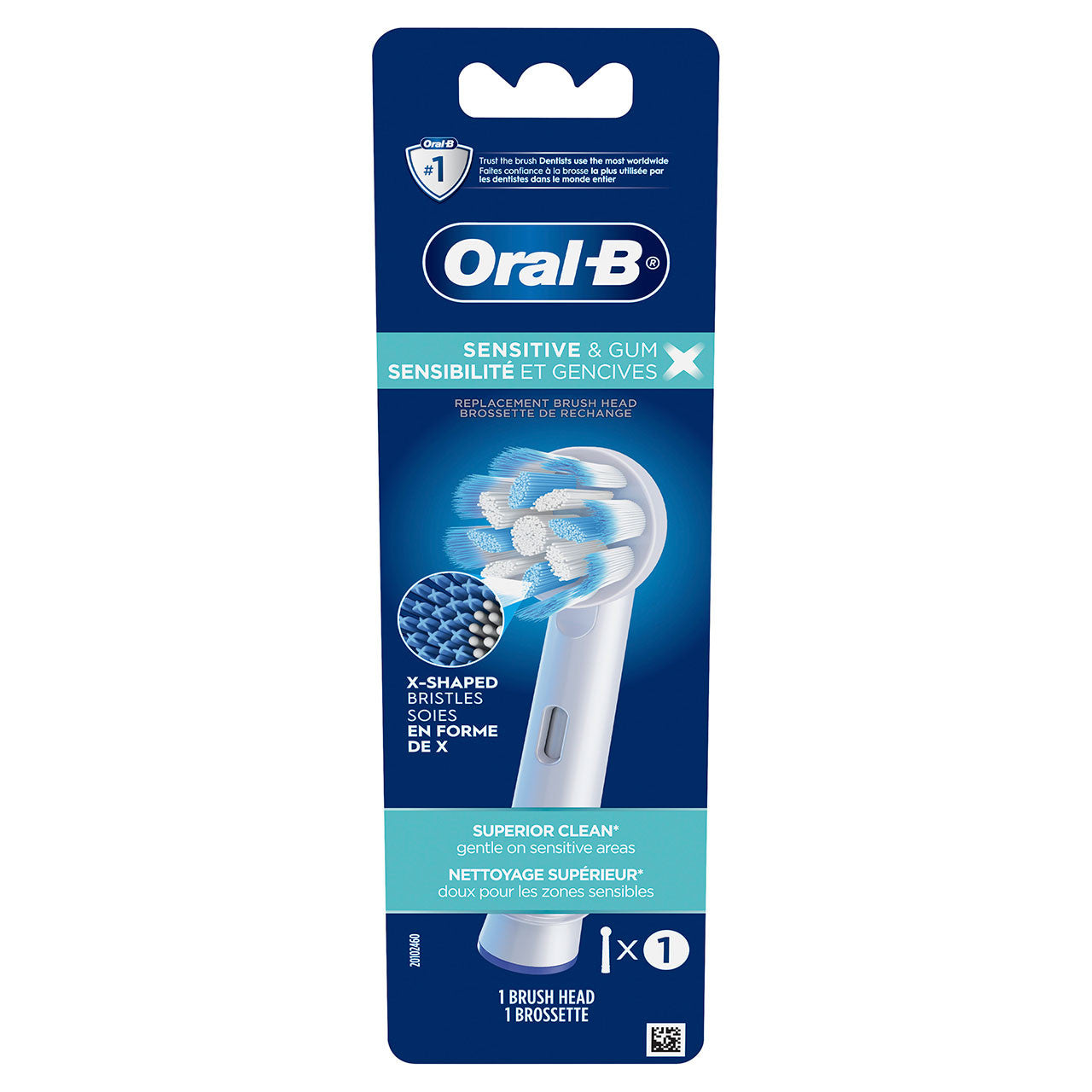 White Oral-B Sensitive Gum X X-Filament Replacement Brush Head Others Brush Heads