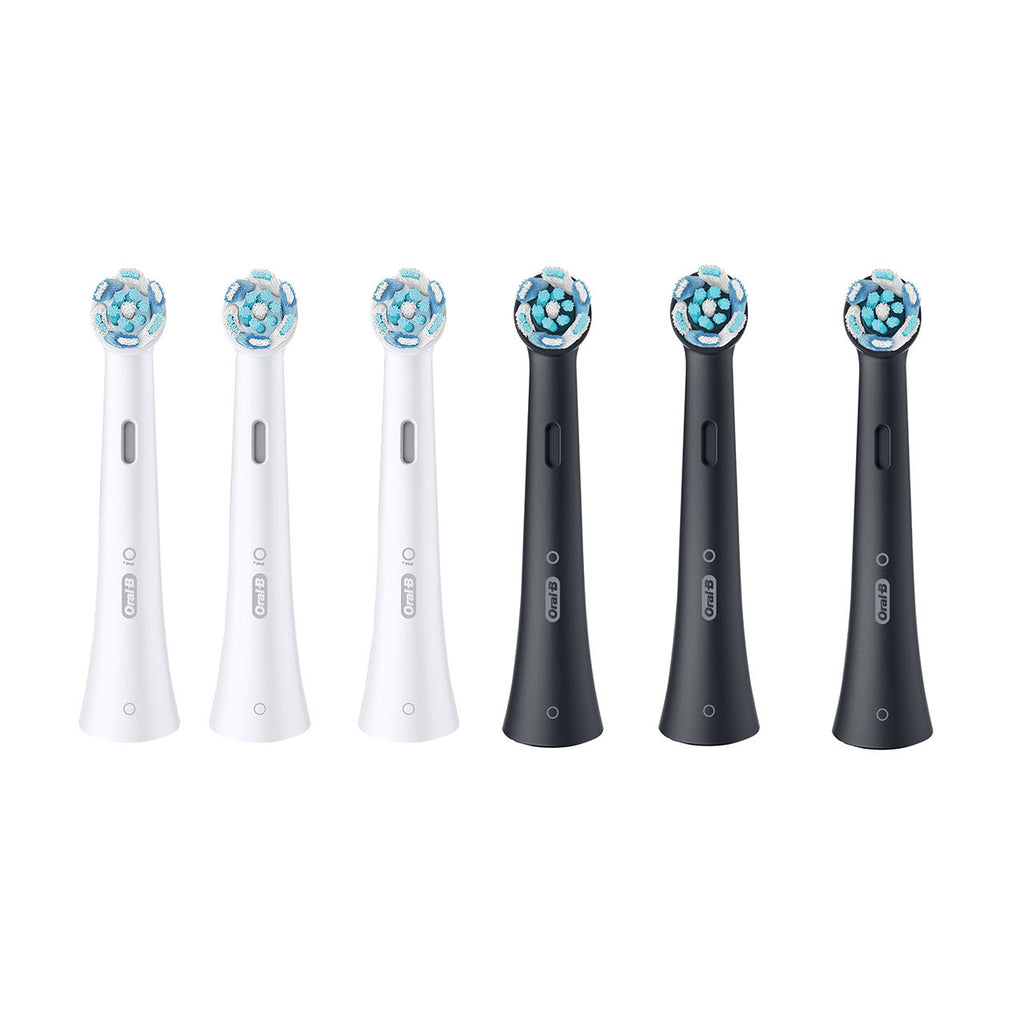White / Black Oral-B iO Ultimate Clean Replacement Brush Heads iO Brush Heads