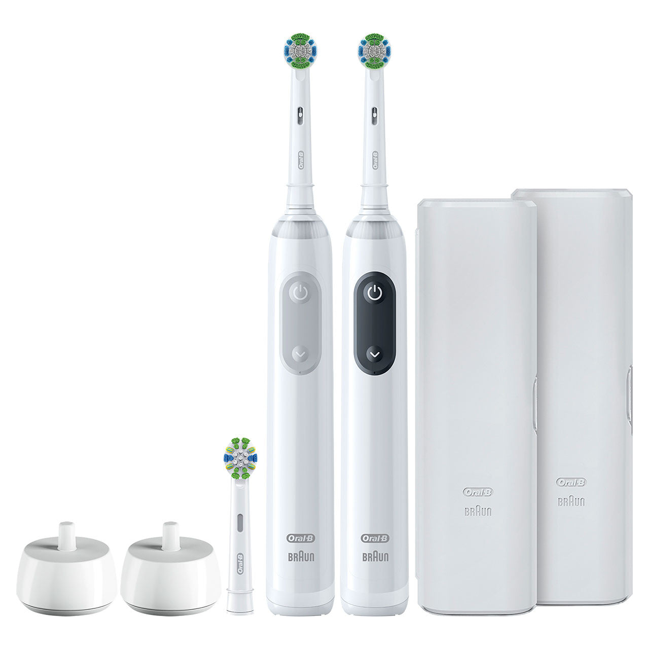 White Oral-B Smart Clean 360 Rechargeable Electric Toothbrush Smart Series