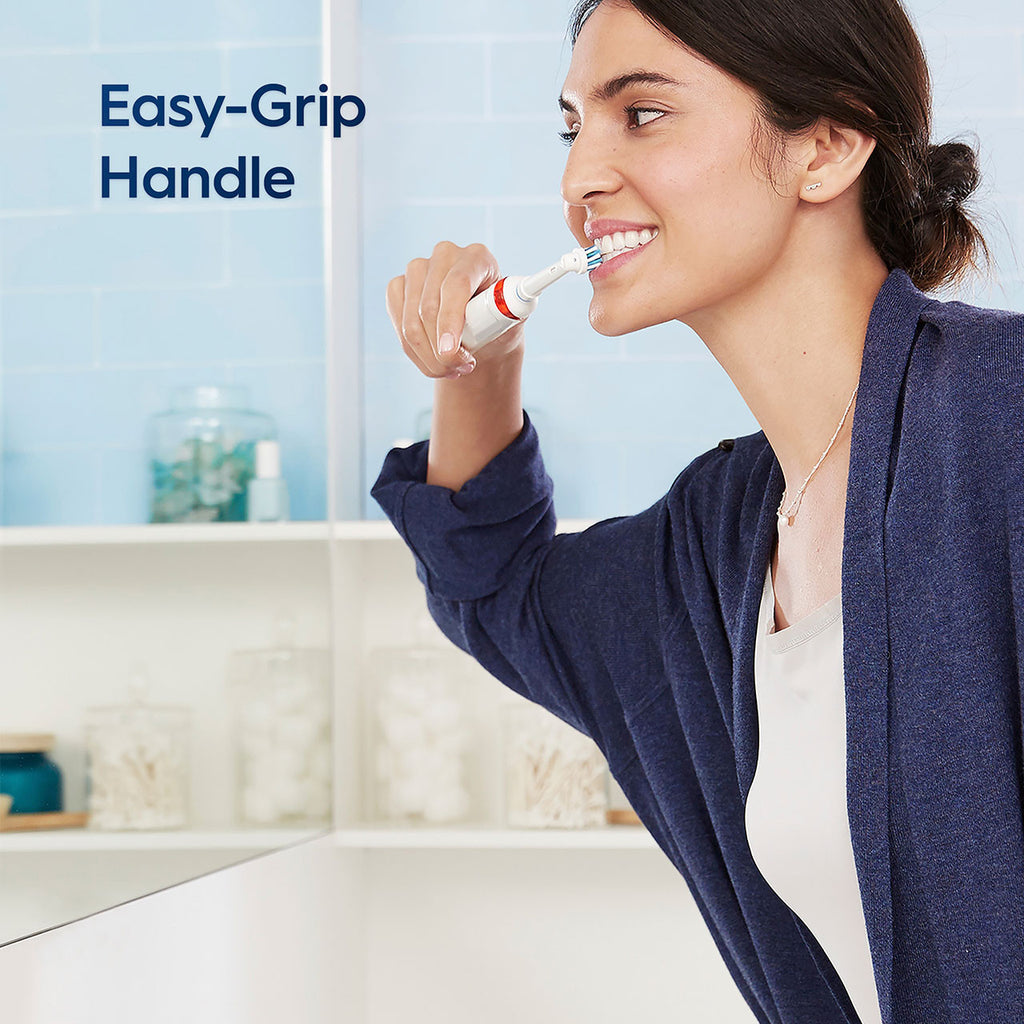 White Oral-B Smart Clean 360 Rechargeable Electric Toothbrush Smart Series
