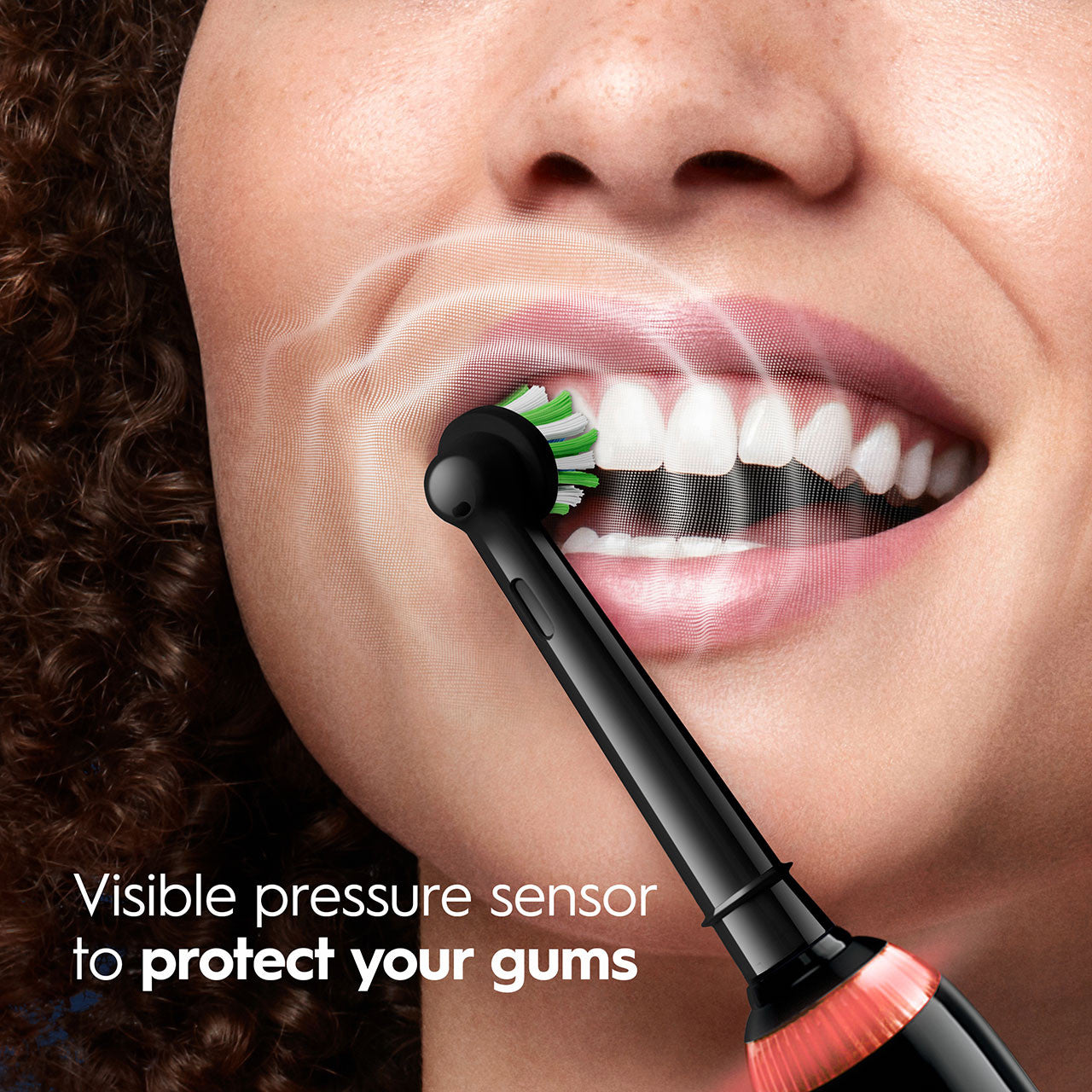 Black Oral-B Smart 1500 Electric Rechargeable Toothbrush Smart Series