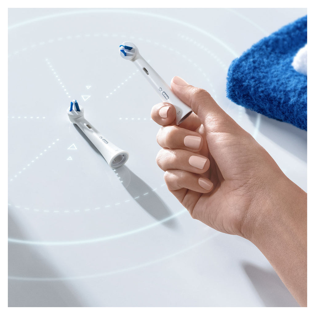 White Oral-B iO Targeted Clean Replacement Brush Heads iO Brush Heads