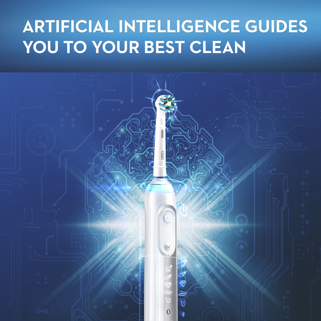White Oral-B Genius X Electronic Toothbrush Genius Series
