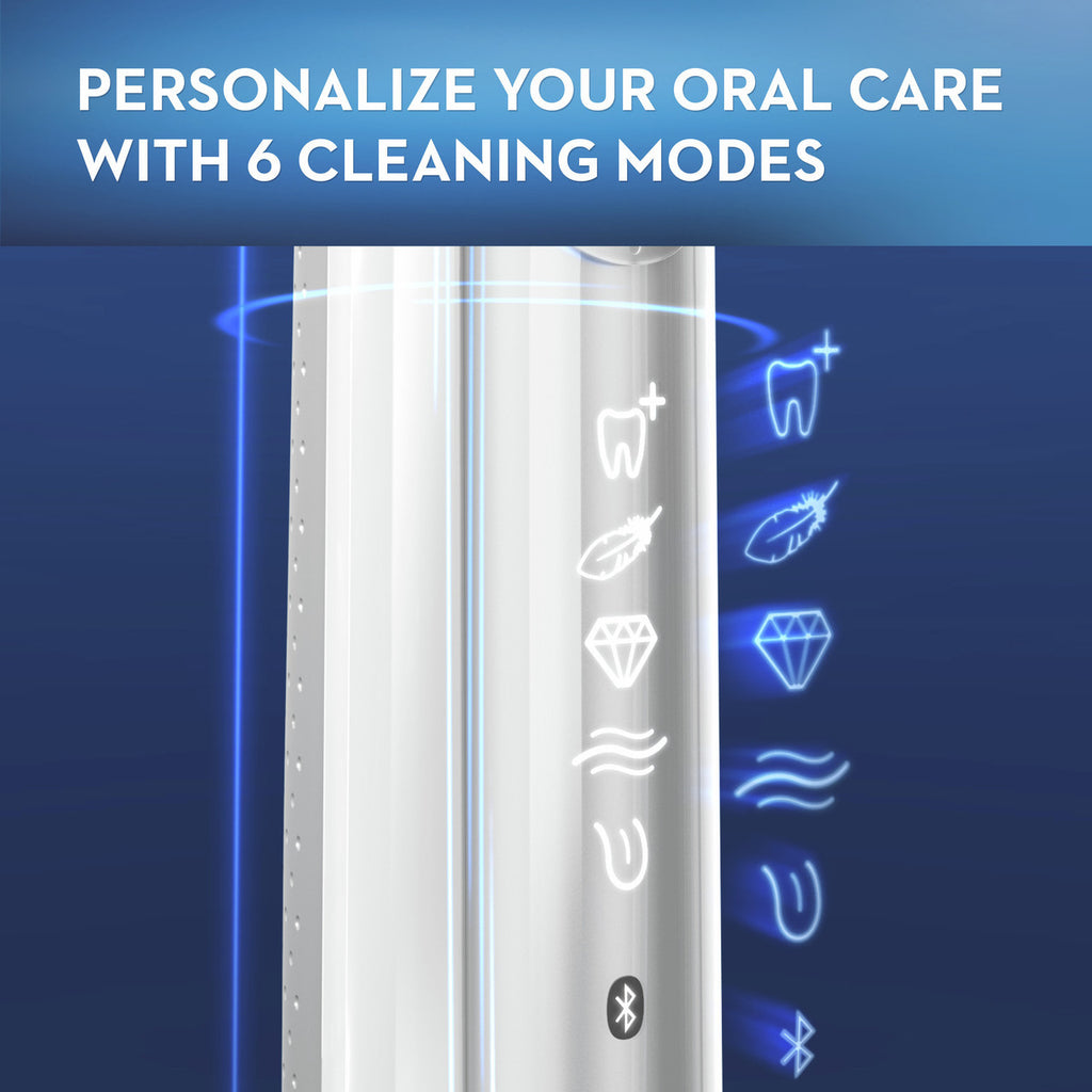 White Oral-B Genius X Electronic Toothbrush Genius Series