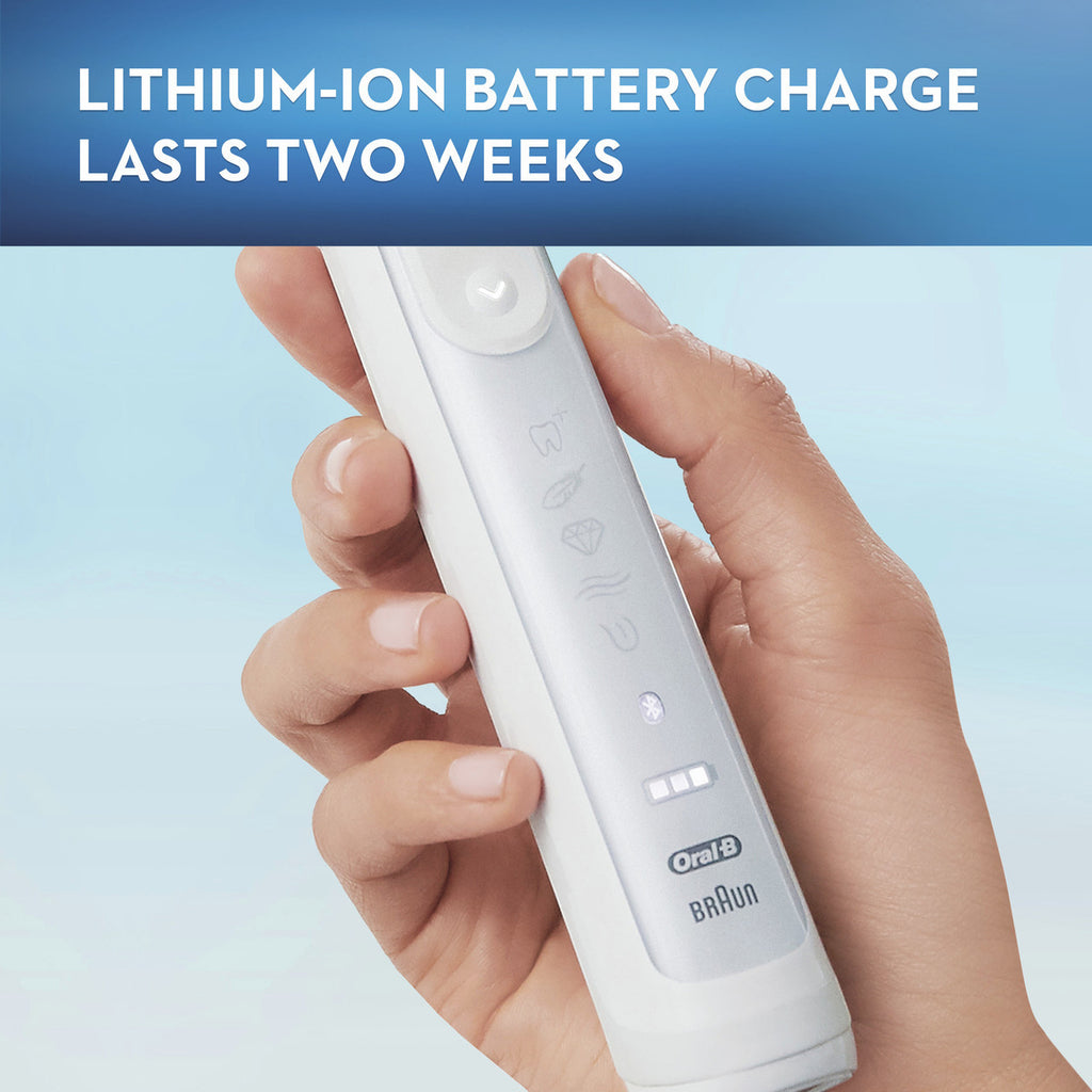 White Oral-B Genius X Electronic Toothbrush Genius Series