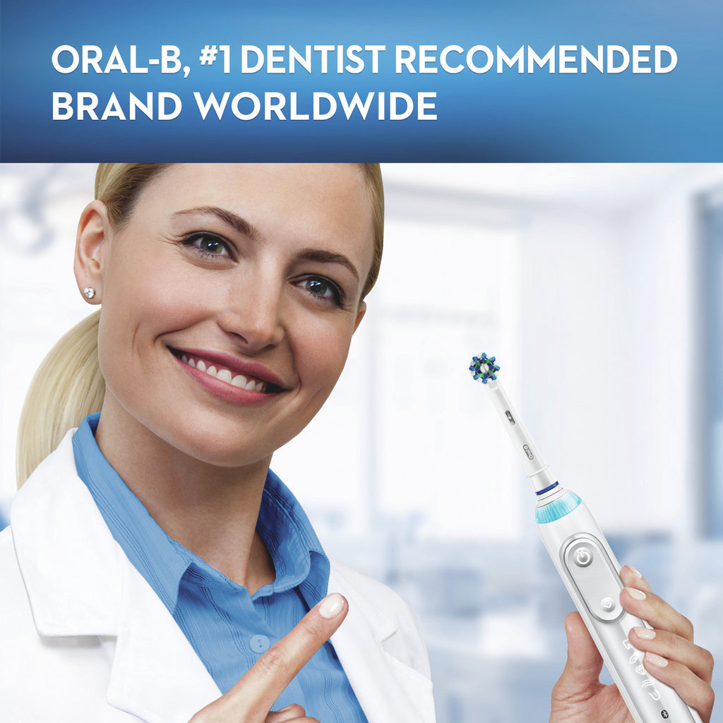 White Oral-B Genius X Electronic Toothbrush Genius Series
