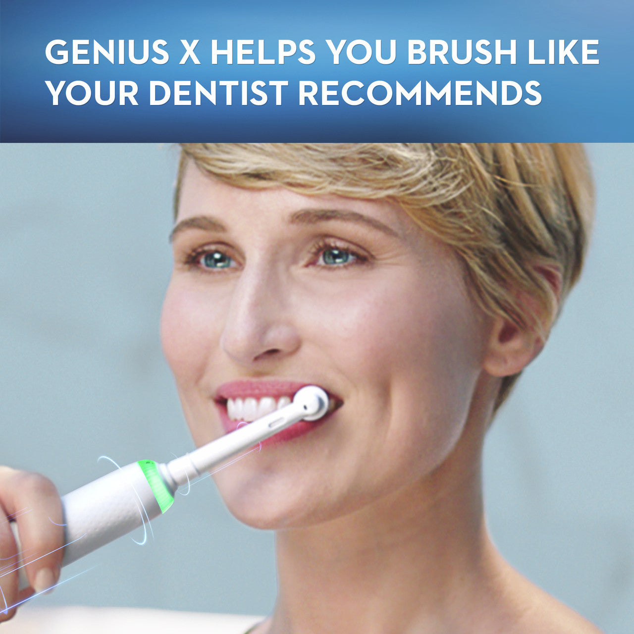 White Oral-B Genius X Electronic Toothbrush Genius Series