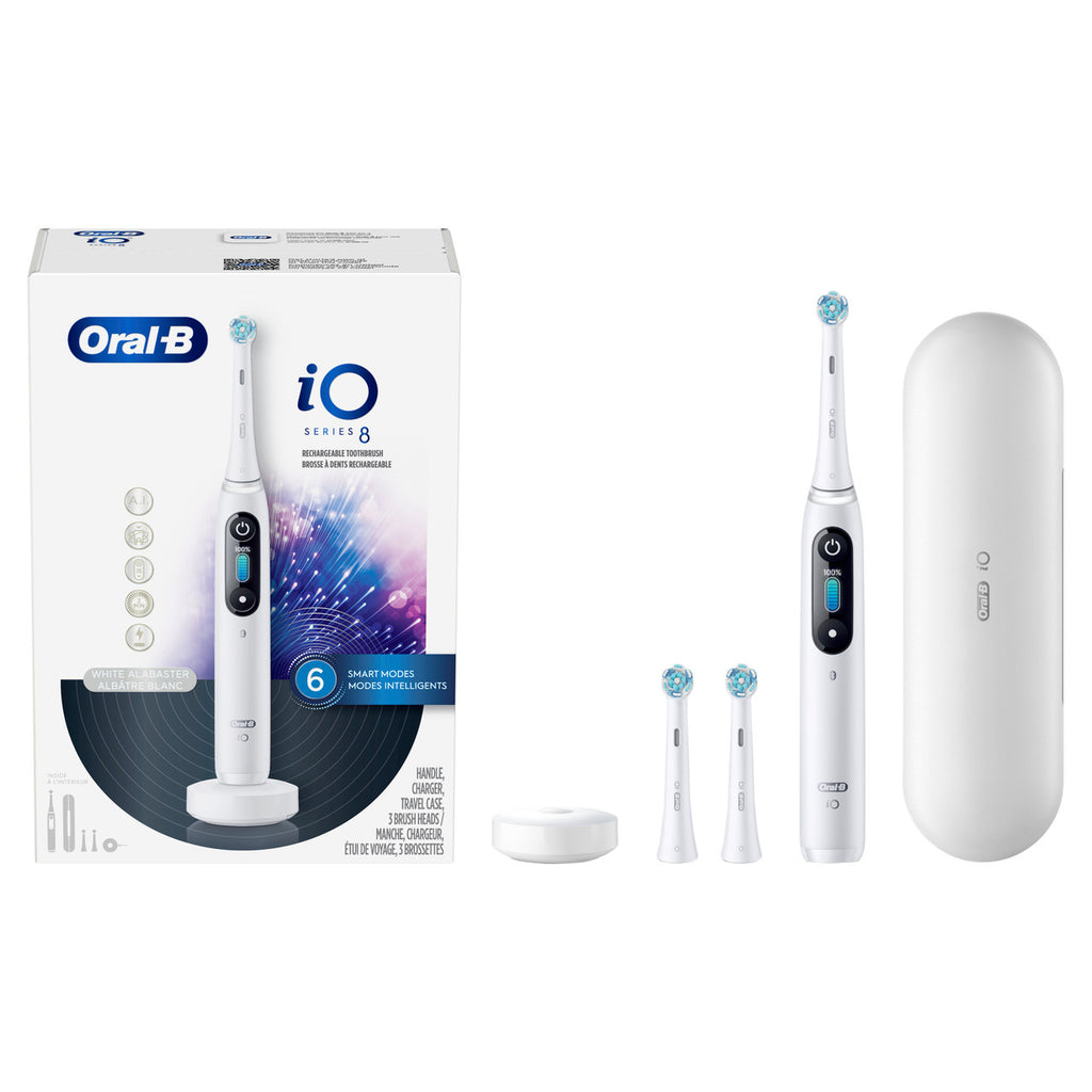 White Oral-B iO Series 8 Electric Toothbrush iO Series