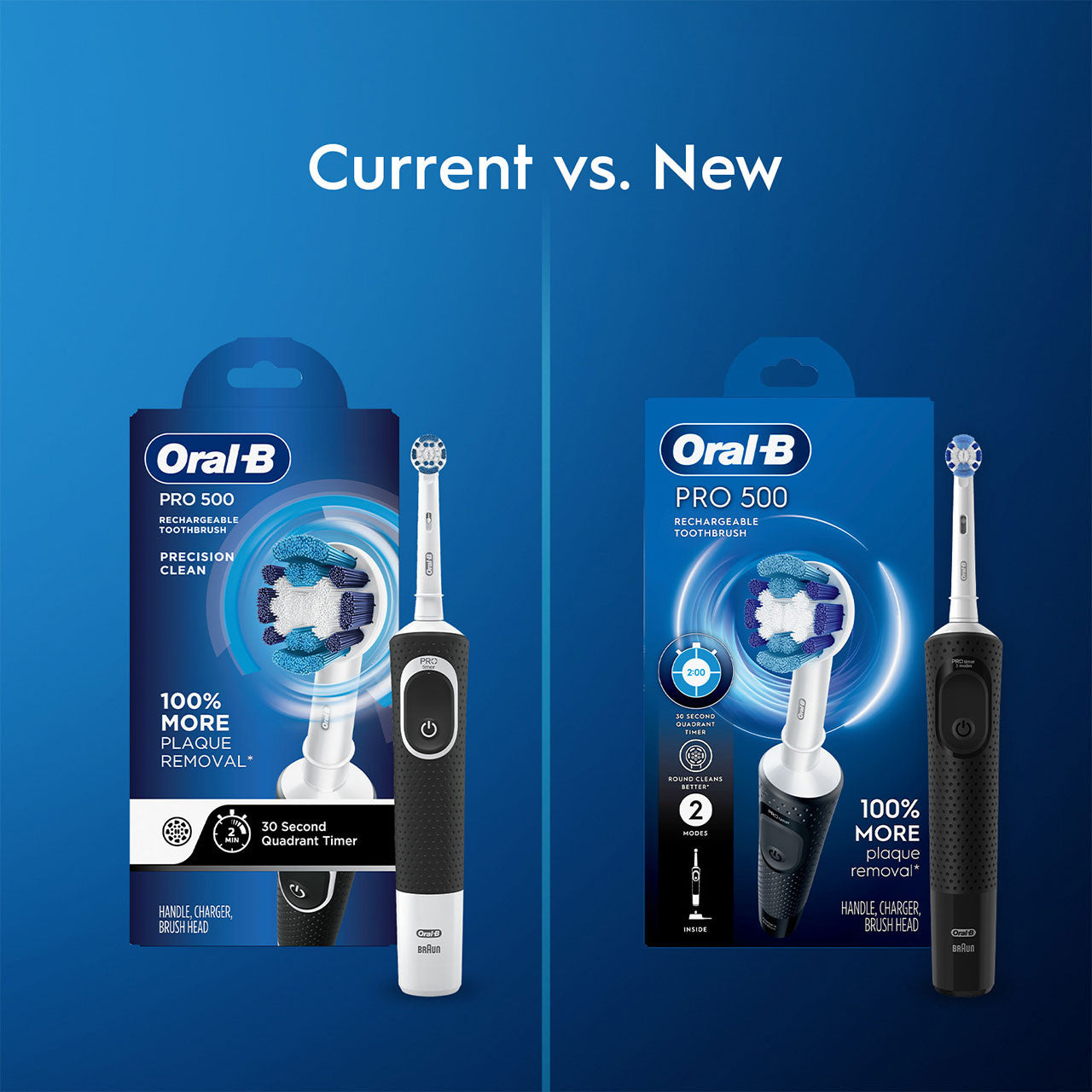 Oral-B Pro 500 Series Electric Toothbrushes Pro Series White / Black