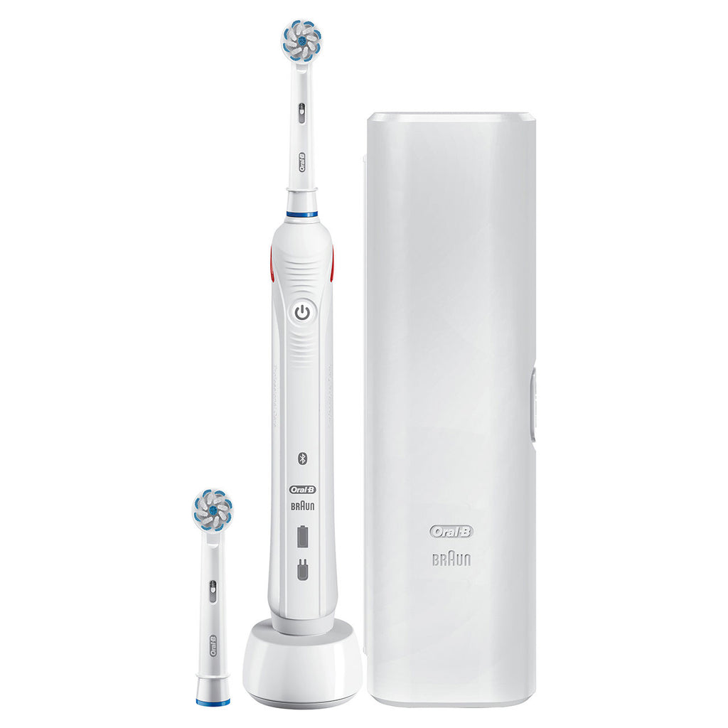 White Oral-B Smart 4000 Rechargeable Electric Toothbrush Smart Series