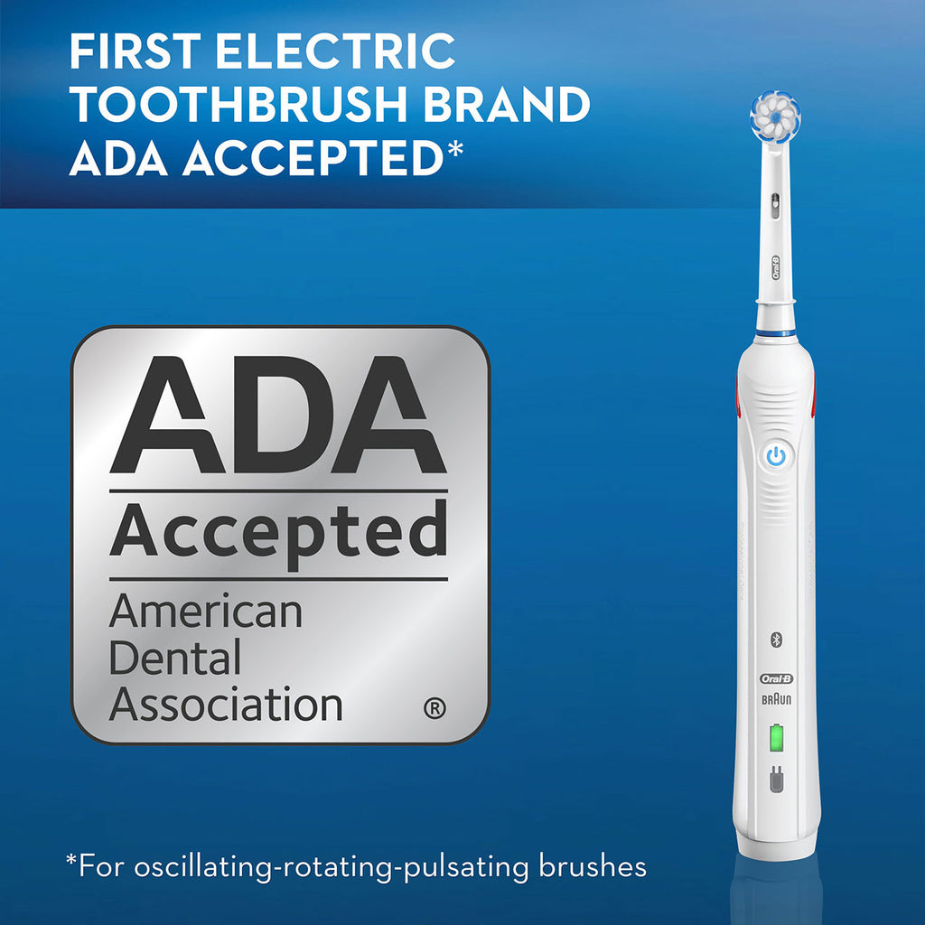 White Oral-B Smart 4000 Rechargeable Electric Toothbrush Smart Series