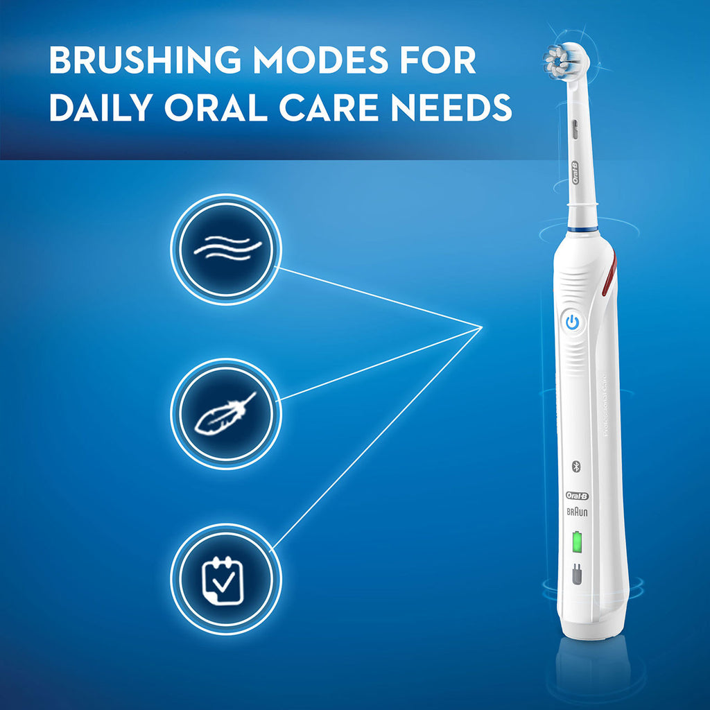White Oral-B Smart 4000 Rechargeable Electric Toothbrush Smart Series