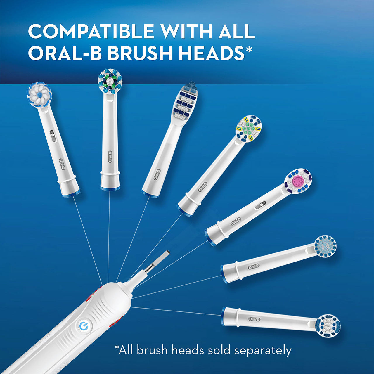 White Oral-B Smart 4000 Rechargeable Electric Toothbrush Smart Series