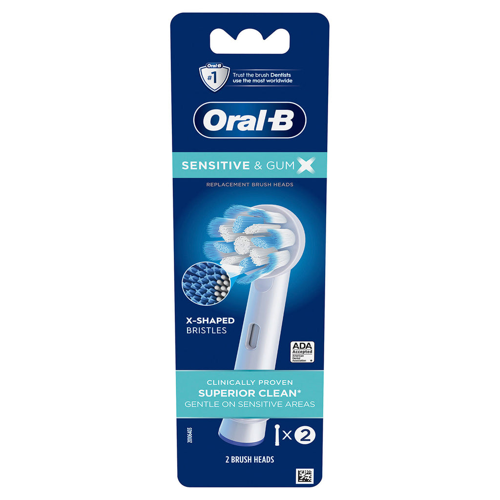 Oral-B Sensitive Gum X X-Filament Replacement Brush Heads Others Brush Heads White