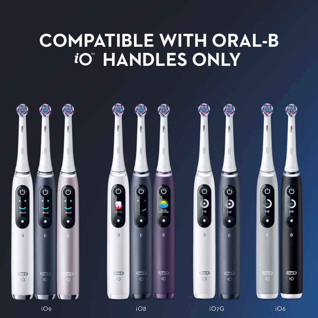 White Oral-B iO Whitening Care Replacement Heads iO Brush Heads